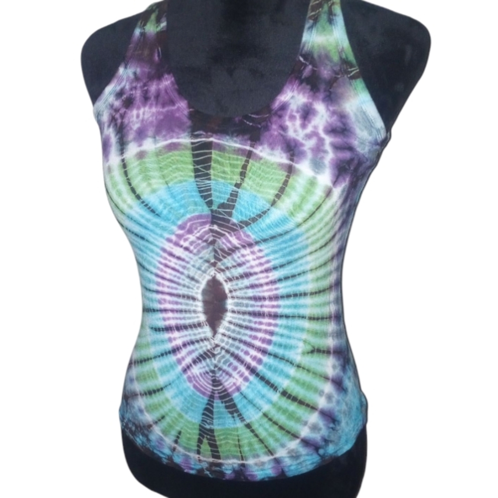 Tie-Dye Sleeveless Women's Top